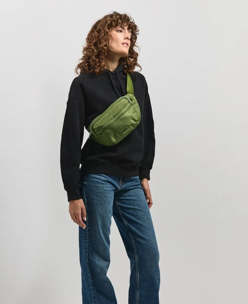 Banane en matières recyclées | vert "dublin waistbag" femme - Wouf