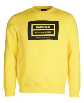 Barbour Barbour International Legacy Logo Sweatshirt International Yellow - Trouva