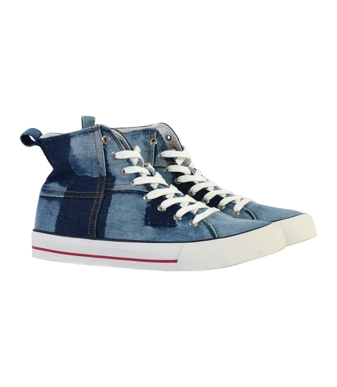 Basket Montante à Lacets Desigual Beta Travel patch