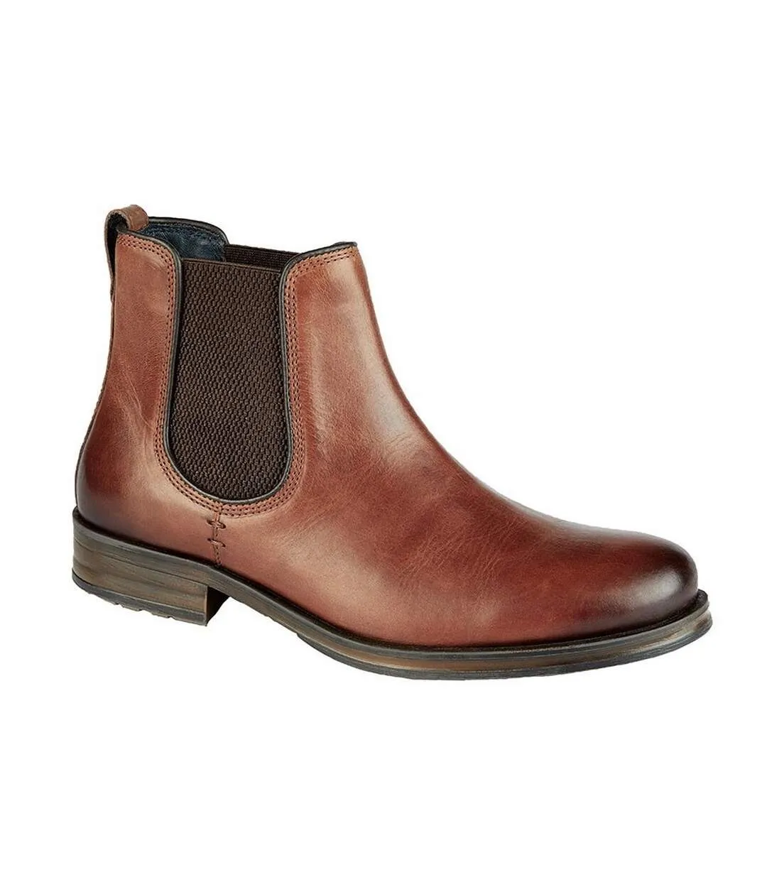 Bottines twin gusset homme brun conker Roamers