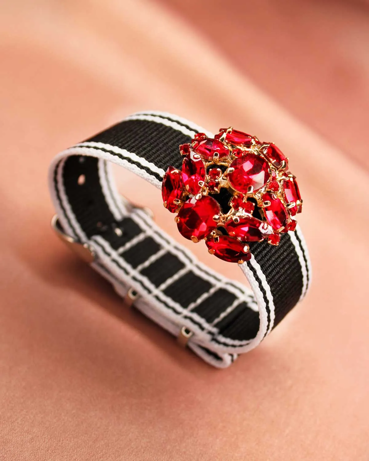 Bracelet Tanya blanc noir
