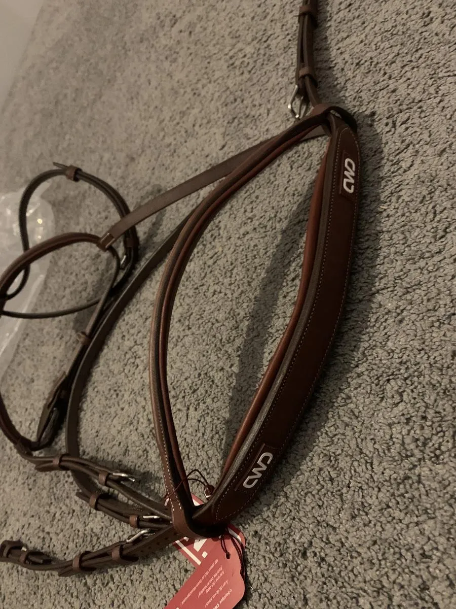 Bridon 1/2 rond double muserolle française