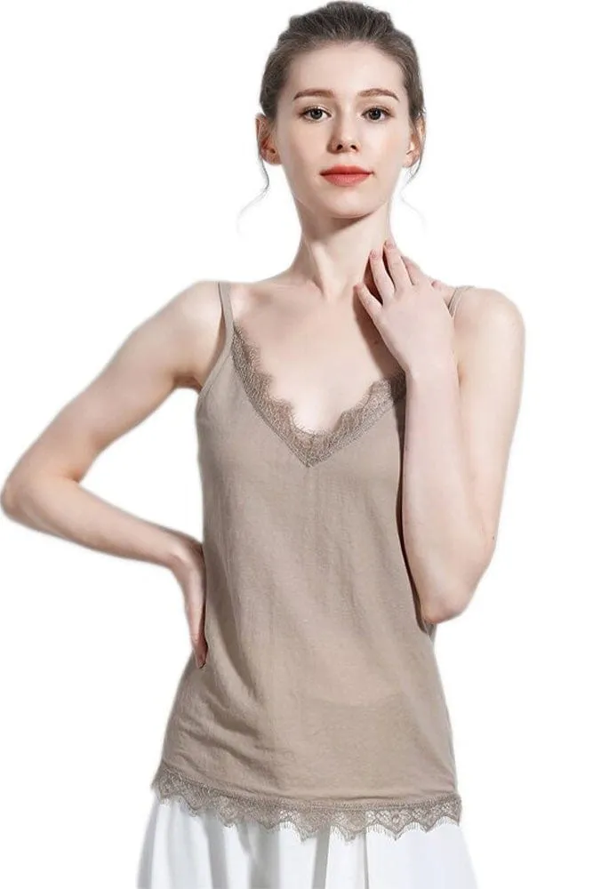 Caraco Beige Dentelle