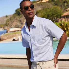 Chemise Stretch Ultime à Manches Courtes Coupe Classique, Homme Stature Standard