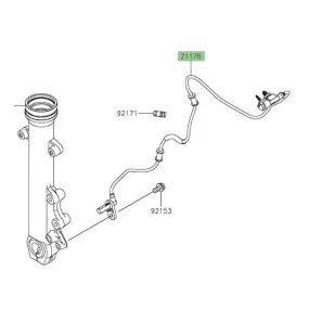 Câble ABS roue avant Kawasaki Vulcan S ABS (2015 et +) | Moto Shop 35