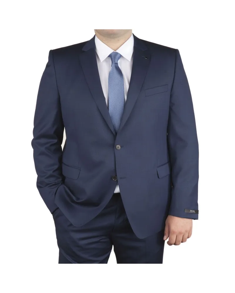 Digel Veste de costume Préférence grande taille bleu roi - Size-factory
