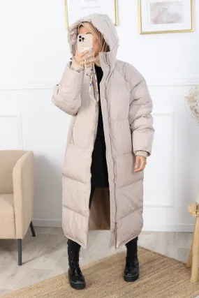 doudoune beige