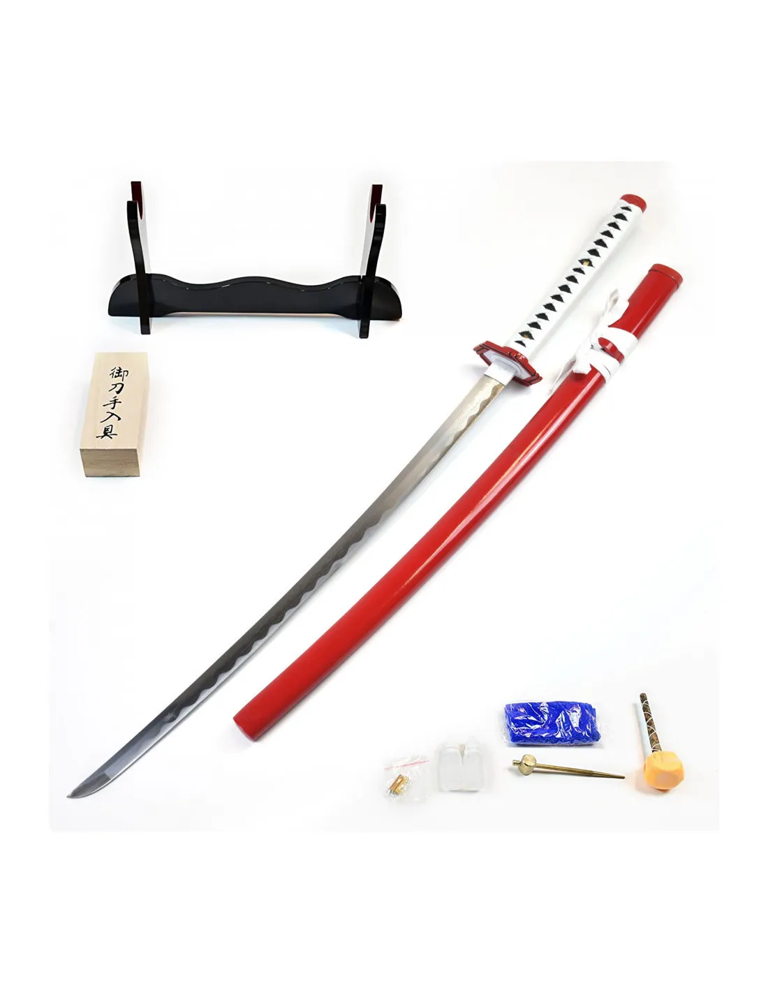 Ensemble de katana forgés à la main Giyu Tomioka, tueur de démons ⚔️ Boutique