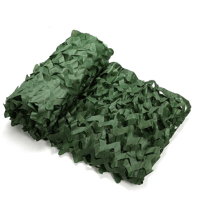 Filet de camouflage militaire vert