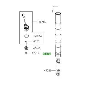 Fourreau de fourche Kawasaki Versys 1000 SE  (2019-2024) | Moto Shop 35