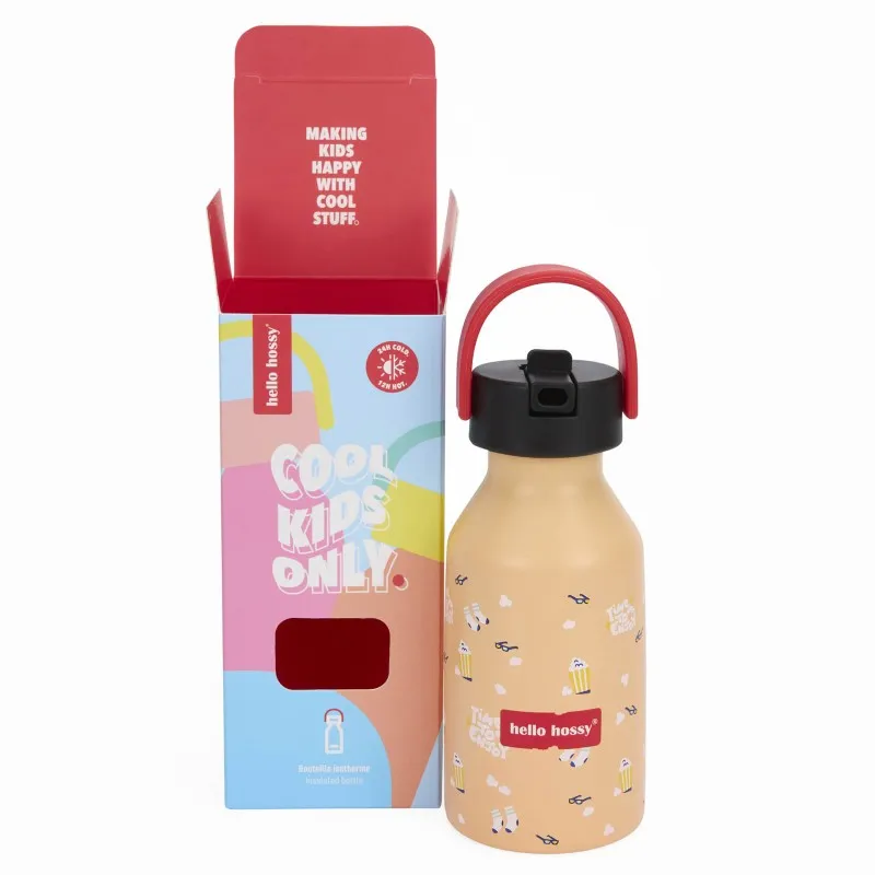 Gourde isotherme - Enjoy - HELLO HOSSY - Perlin Paon Paon