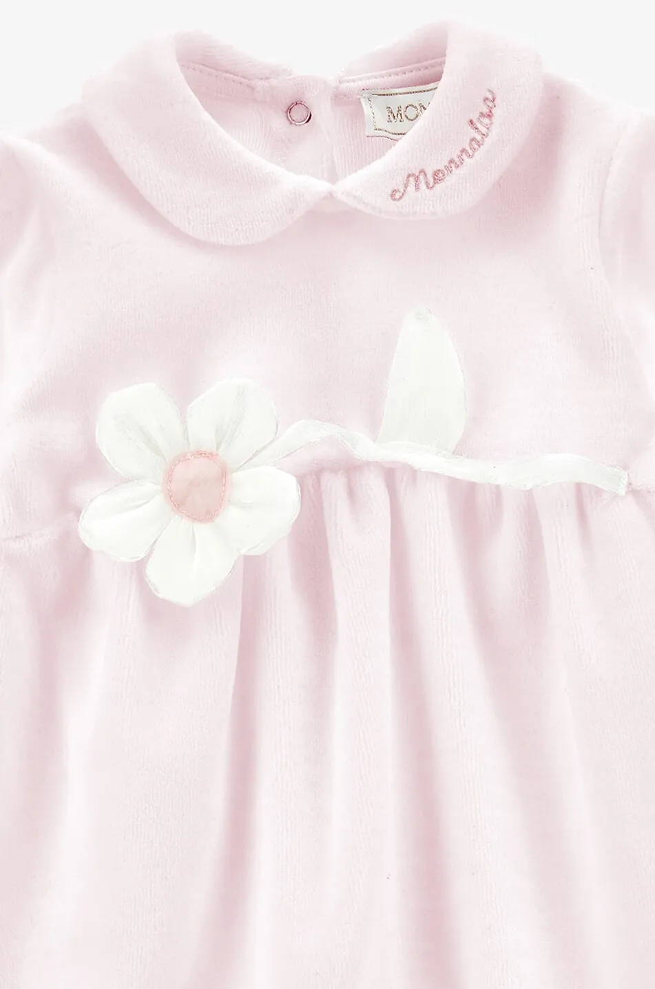 Grenouillère bébé en velours Margherita