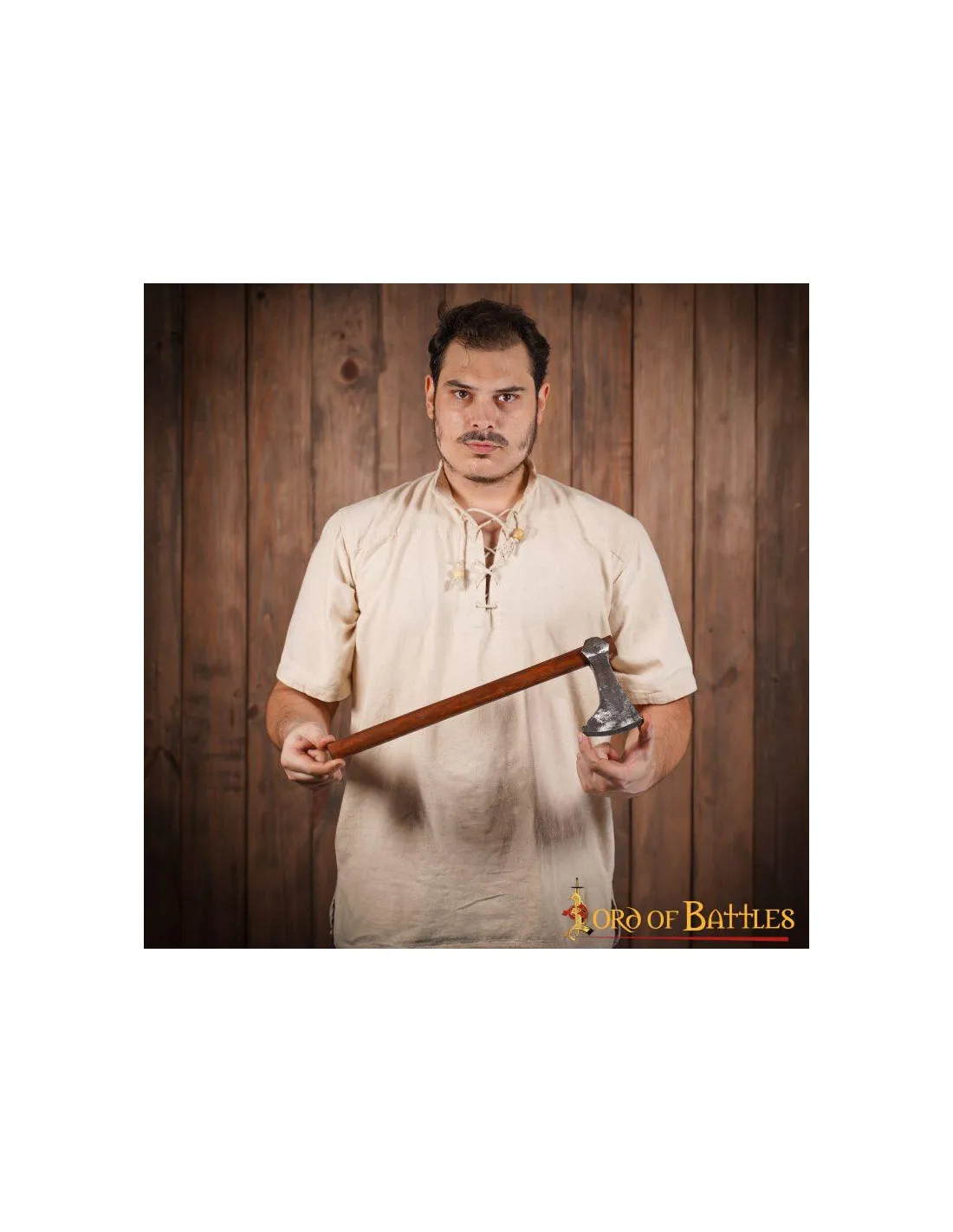 Hache de guerrier viking forgée à la main ⚔️ Boutique Épées