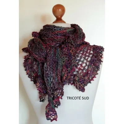 Kit tricot châle Adrienne version Sock de Malabrigo
