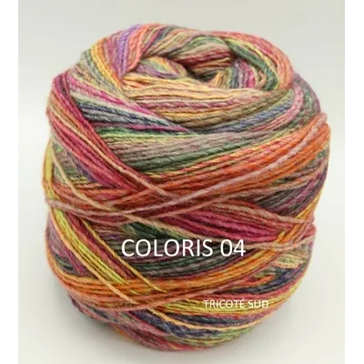 Kit tricot châle Coulobre version Aran Wonderball de Rico Design