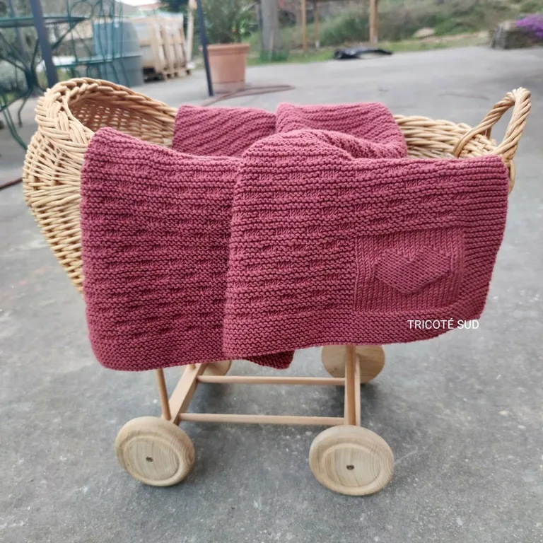 Kit tricot couverture Bébé Simon