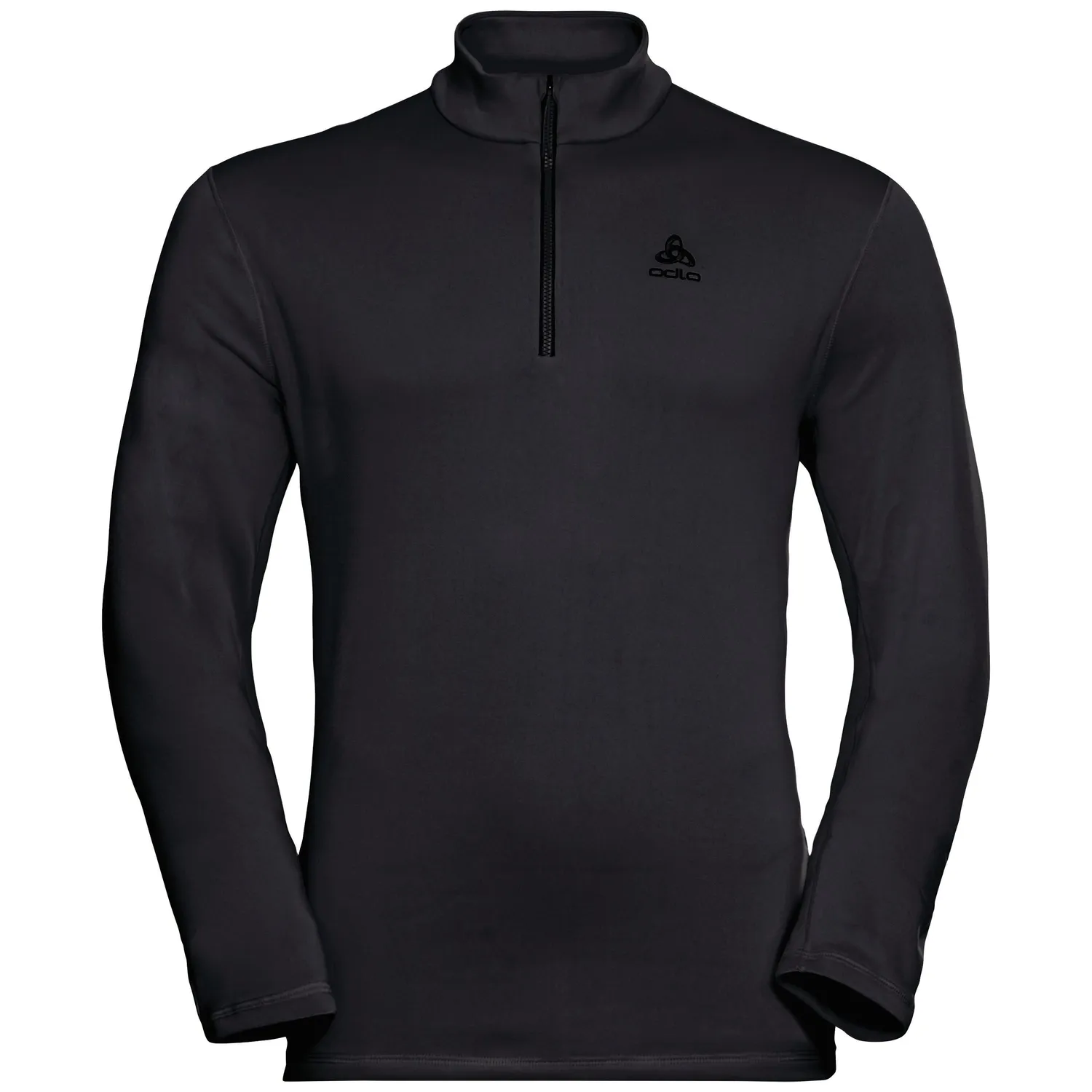 Manches Longues Odlo Men Mid Layer 1/2 Zip Berra Black