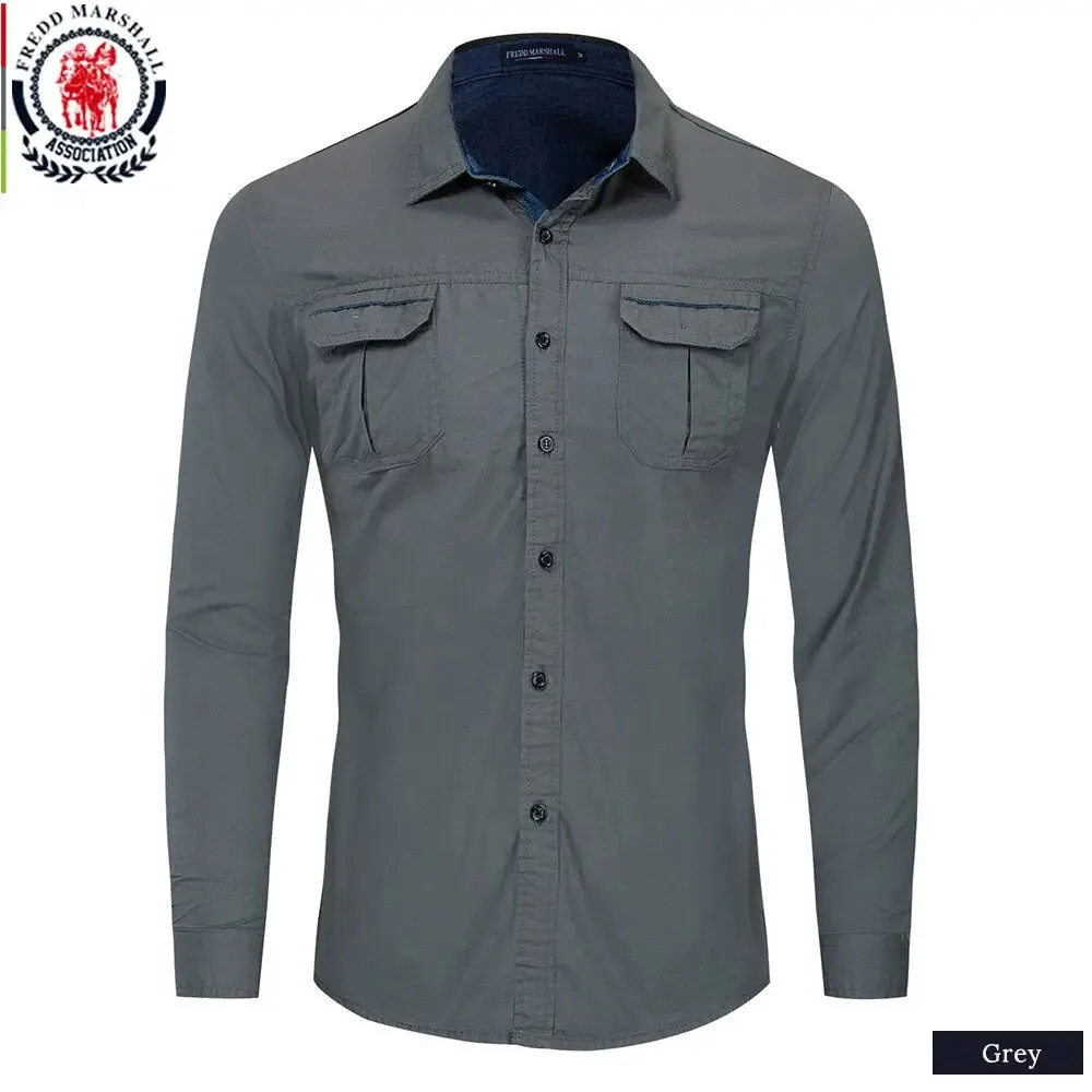 Military chemise classique