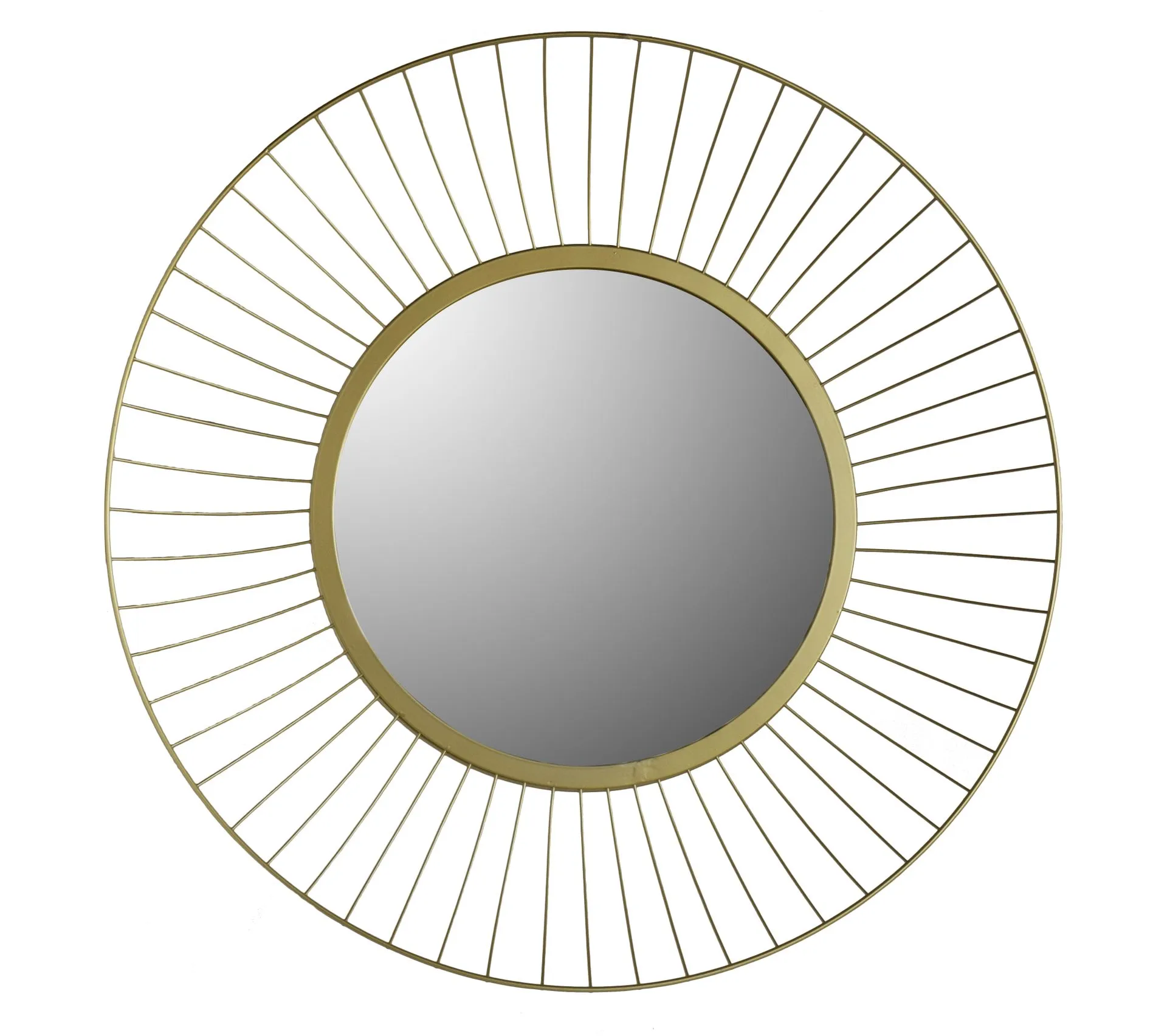 Miroir rond D70 cm KASTELI Doré