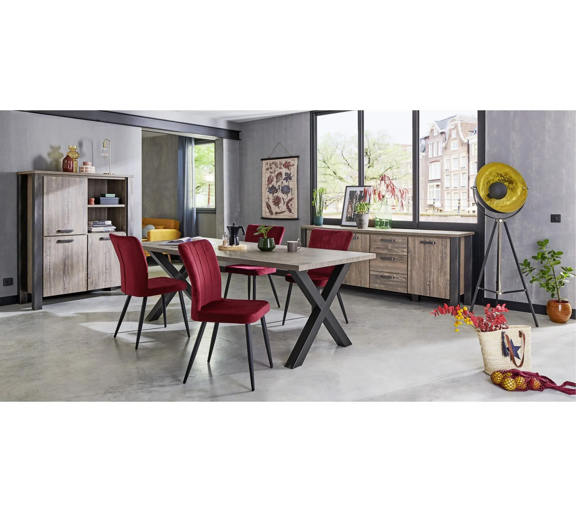 Miroir rond D70 cm KASTELI Doré