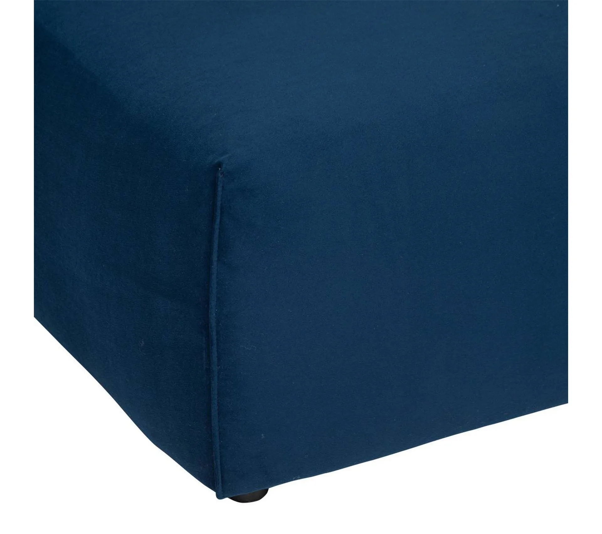 Module Chauffeuse En Velours "kiona" 99cm Bleu