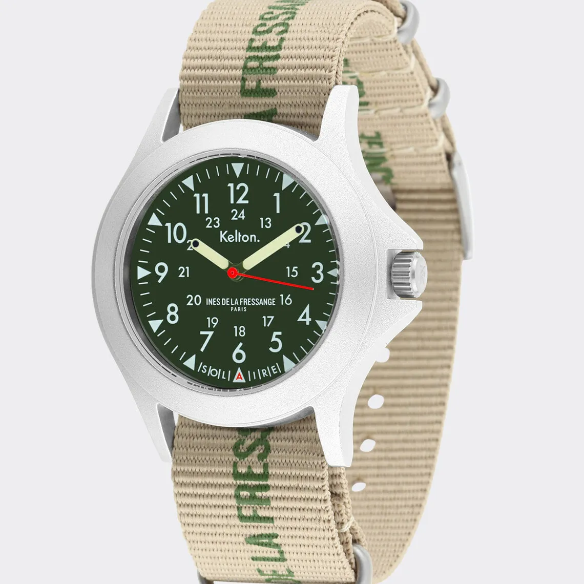 Montre Solaire Field sand Kelton x Ines de la Fressange Paris | 3 Suisses
