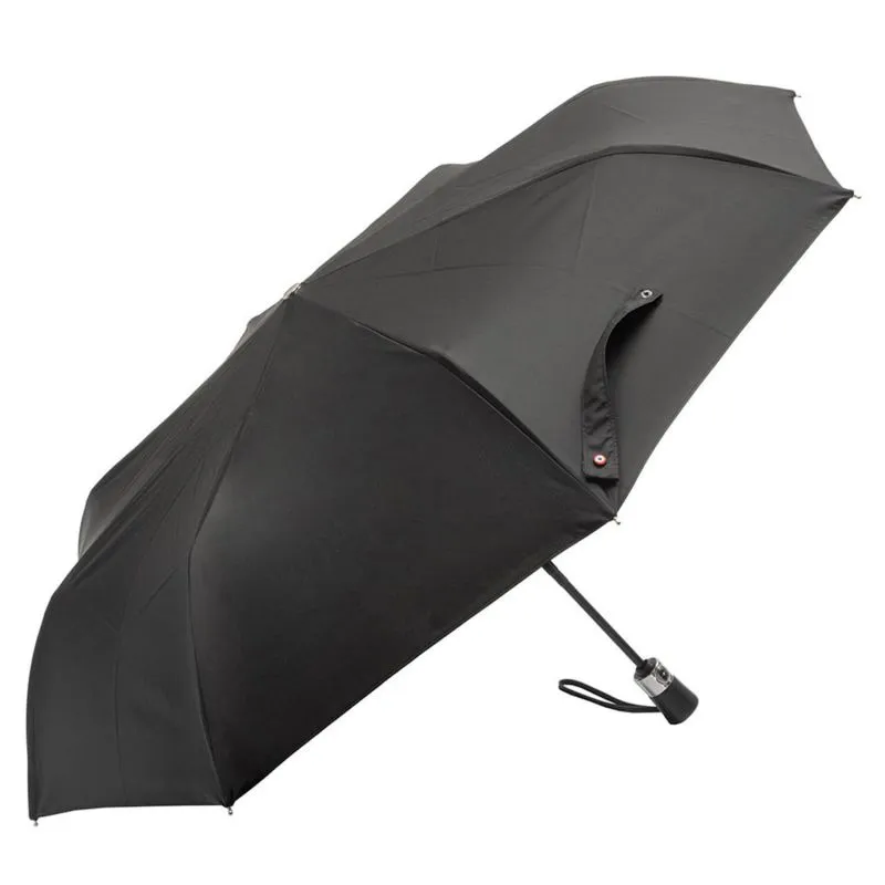 Parapluie pliant Larmorie Alfred 96 cm de diamètre Noir c'est noir