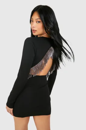 Petite - Robe courte en maille premium