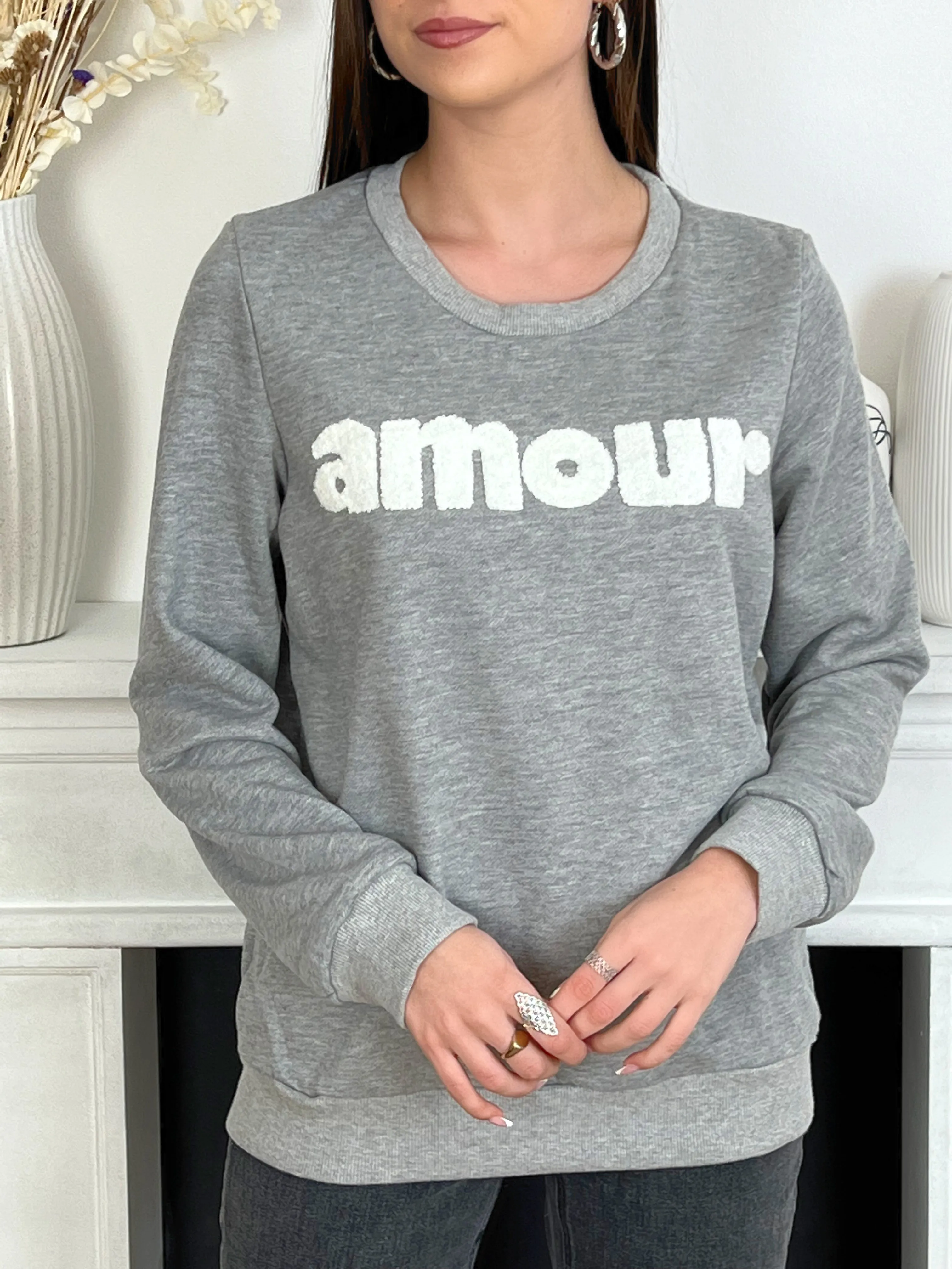 Pull gris : Alyssa