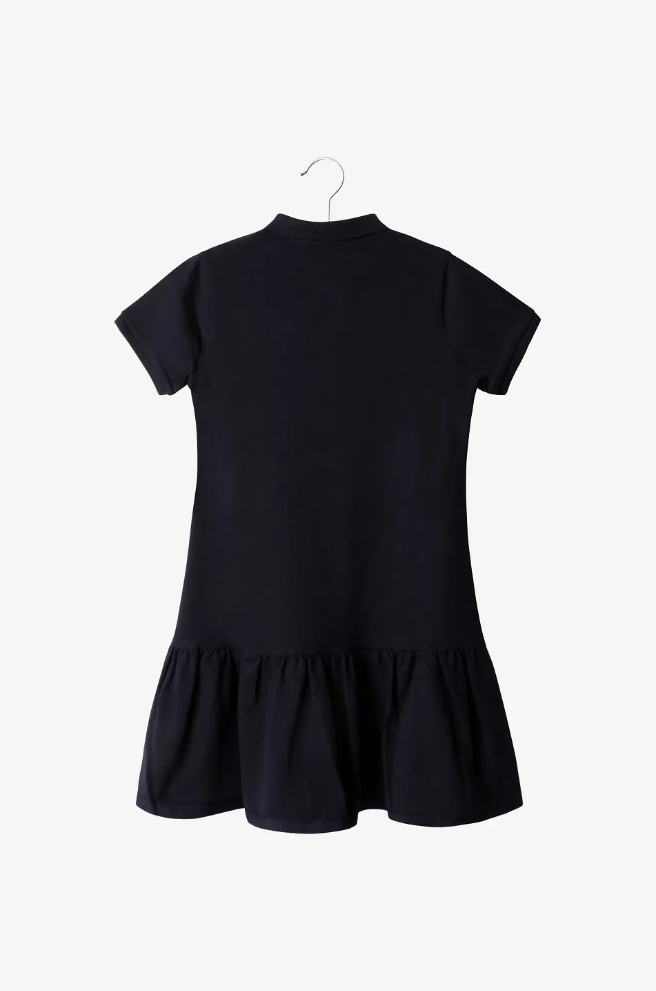 Robe polo fille à basque