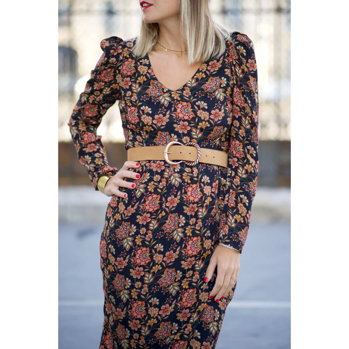Robe Rocky Flower noire
