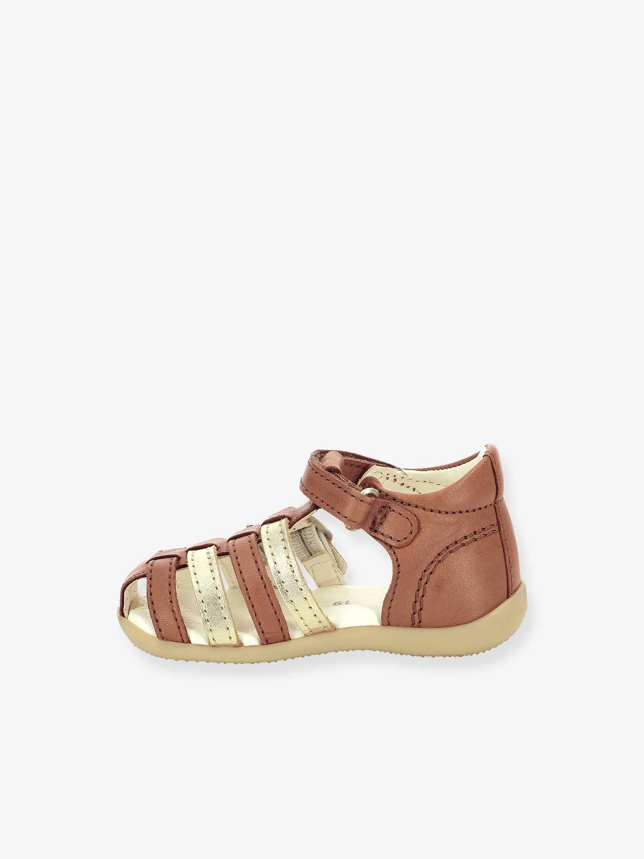 Sandales cuir enfant Bigkro KICKERS® caramel - Kickers