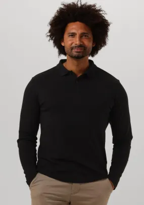 selected homme polo slhslim-toulouse ls polo b noos en noir