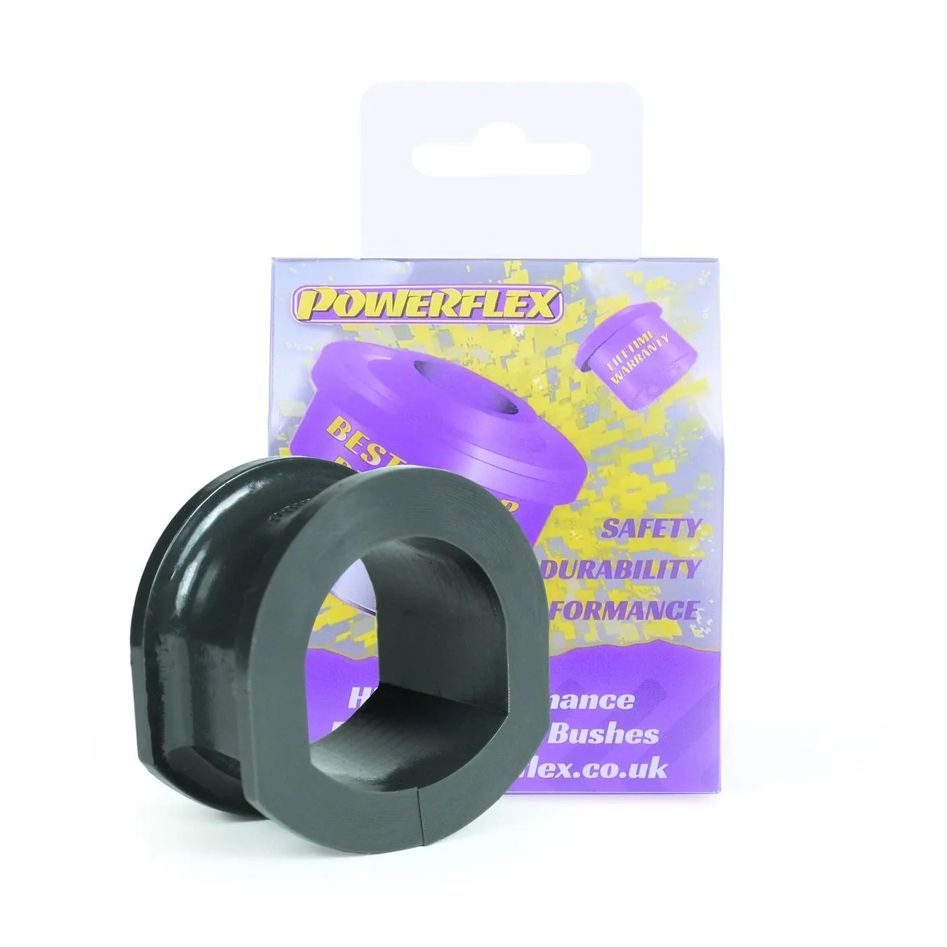 Silent bloc POWERFLEX Standard pour Lancia Integrale 16V n°35 Crémaillère de direction côté droit