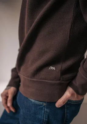 SWEAT MONDE MARRON