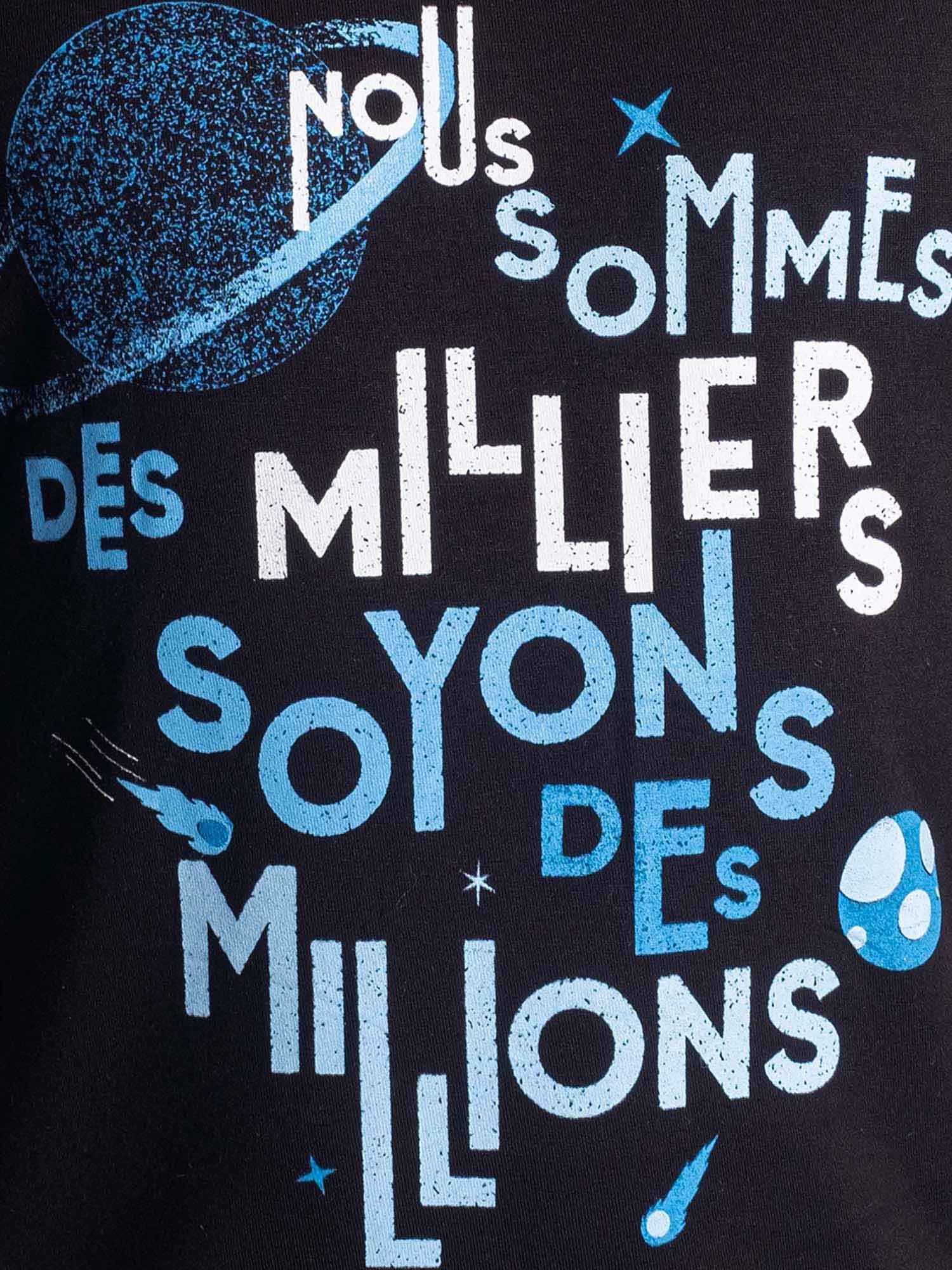T-shirt col rond 403 time for the planet - 1083 - Marques de France