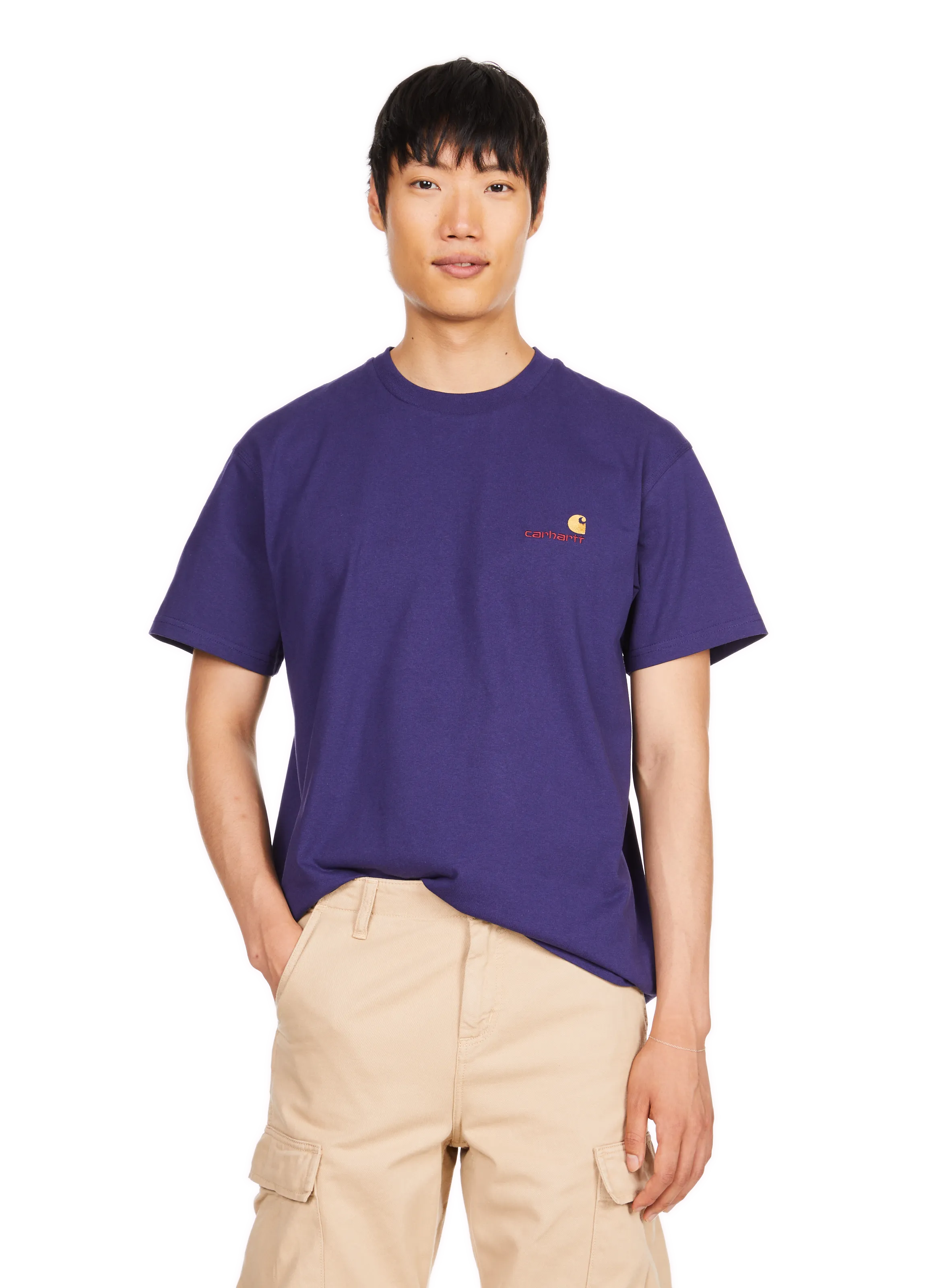 T-SHIRT COL ROND EN COTON - CARHARTT WIP pour HOMME | Printemps