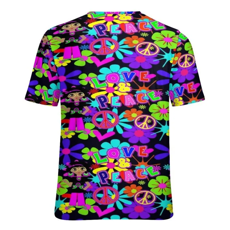 T-shirt Hippie Femme