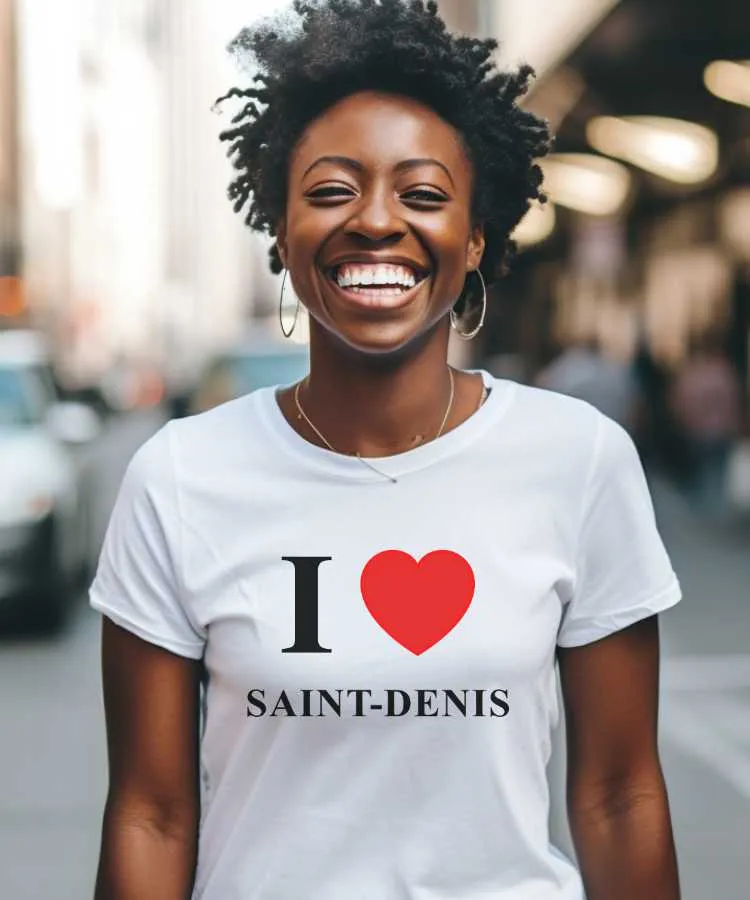 T-Shirt I love Saint-Denis