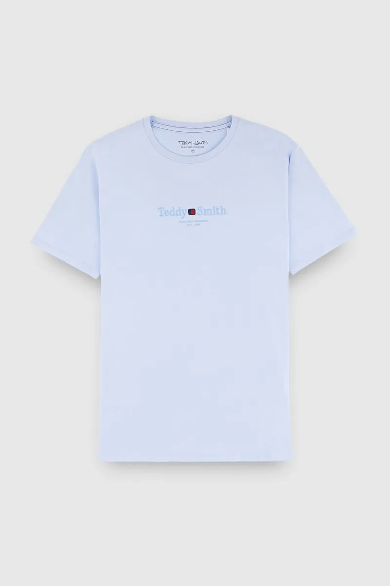T-shirt T-JIM MC BLEU ECUME
