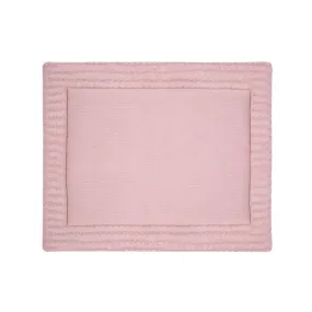 Tapis de parc - KINDSGUT - Rose - 100% coton - 130x100x4cm rose - Kindsgut