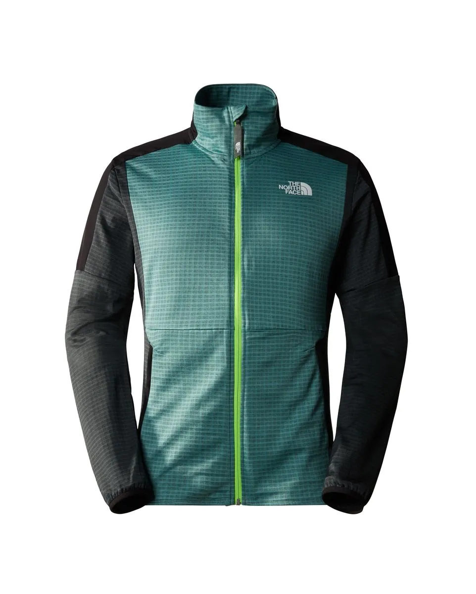 Veste zip Homme M MIDDLE ROCK FZ FLEECE Vert