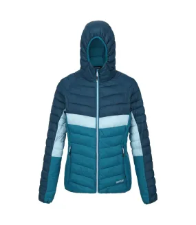 Veste à capuche harrock femme bleu sarcelle foncé / bleu sarcelle sombre Regatta